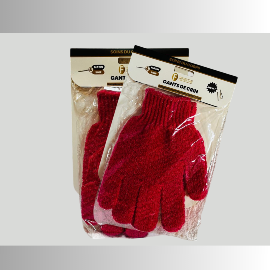 Gants de Crin (exfoliants pour la douche)