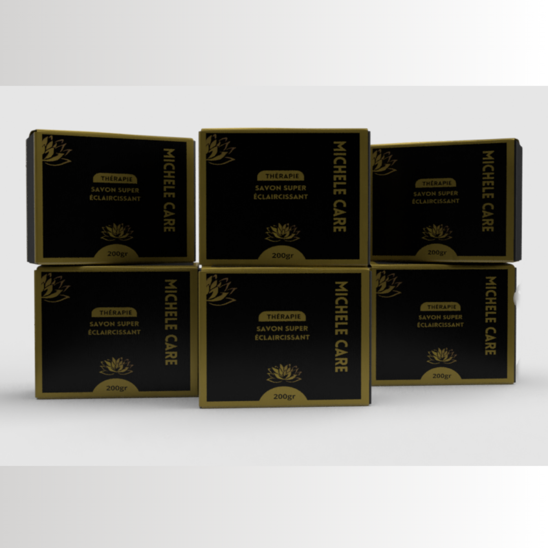 SET DE 6 SAVONS SUPER ÉCLAIRCISSANTS