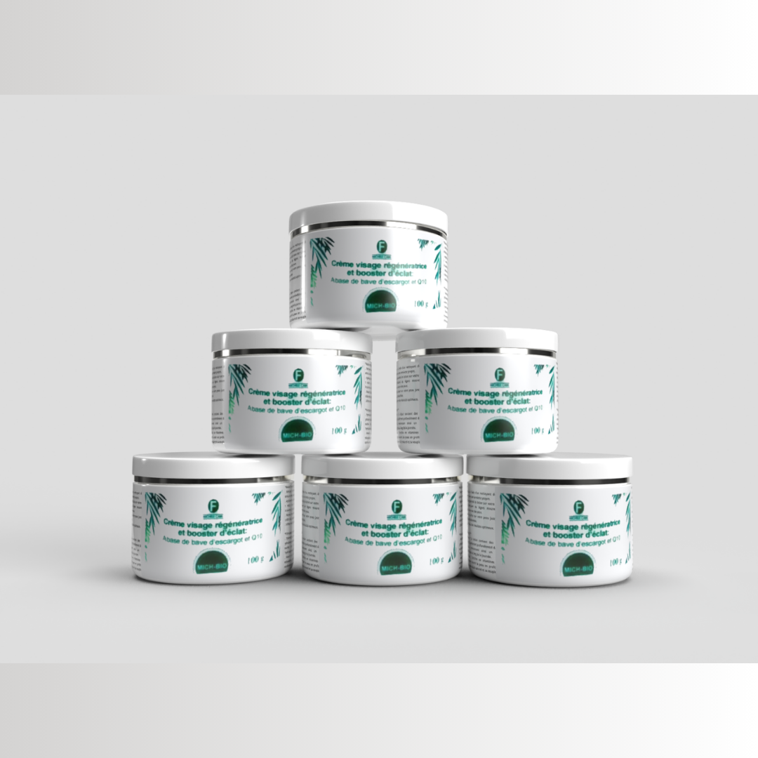 SET DE 6 CRÈMES VISAGE GÉNÉRATRICES ET BOOSTER D'ÉCLAT MICH BIO