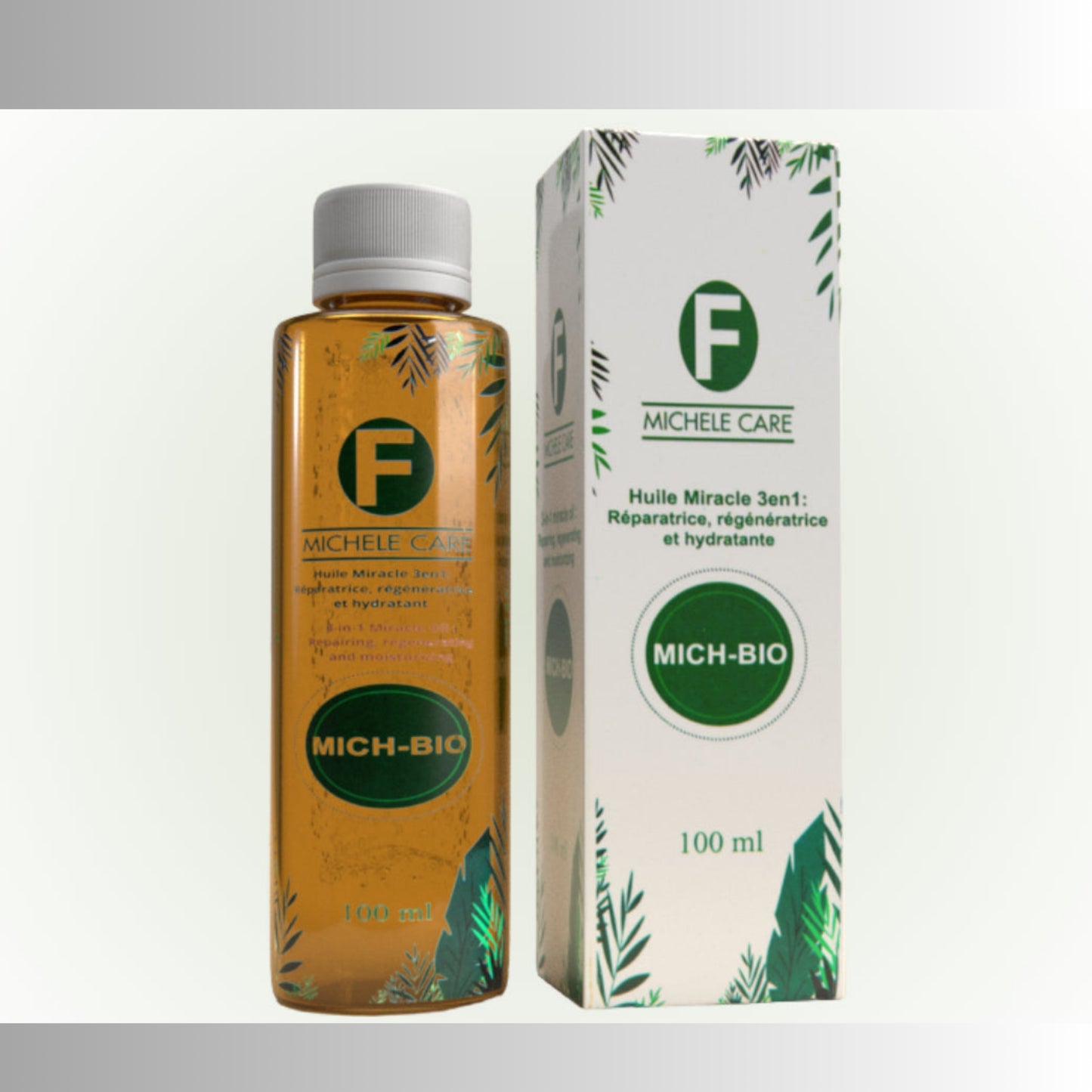 Mich-Bio Miracle Oil by Michele Care (effectively fights against pigment spots, green veins and stretch marks)