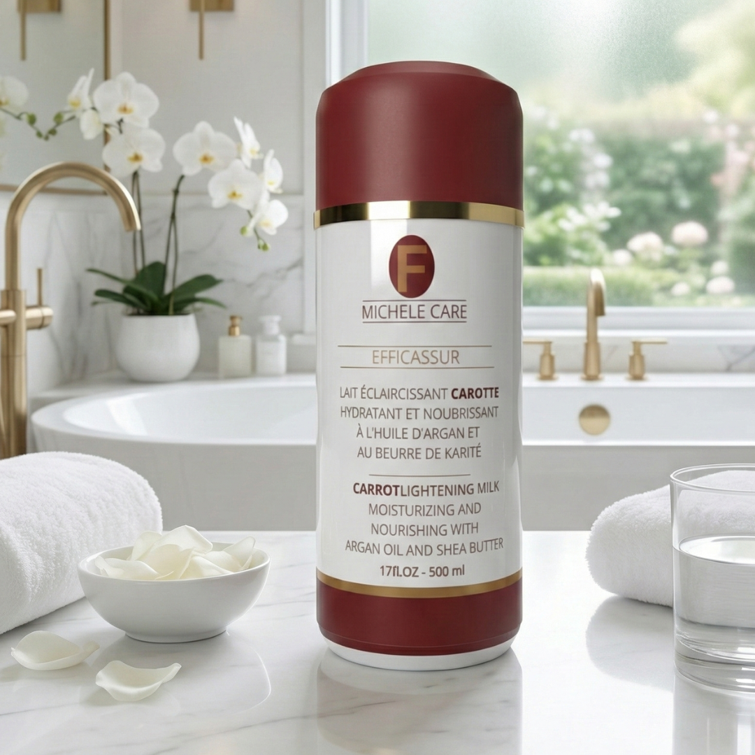 Lait éclaircissant Prestige à L'huile De Carotte - 500 Ml, Formule Naturelle - Neuf (Exp. 2022)