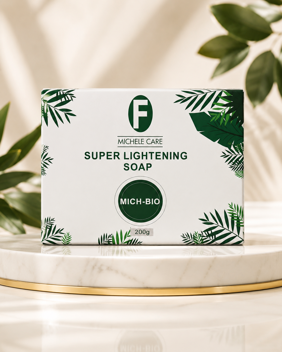 Savon Super Lightening Mich-Bio – Teint Uniforme & Peau Éclatante