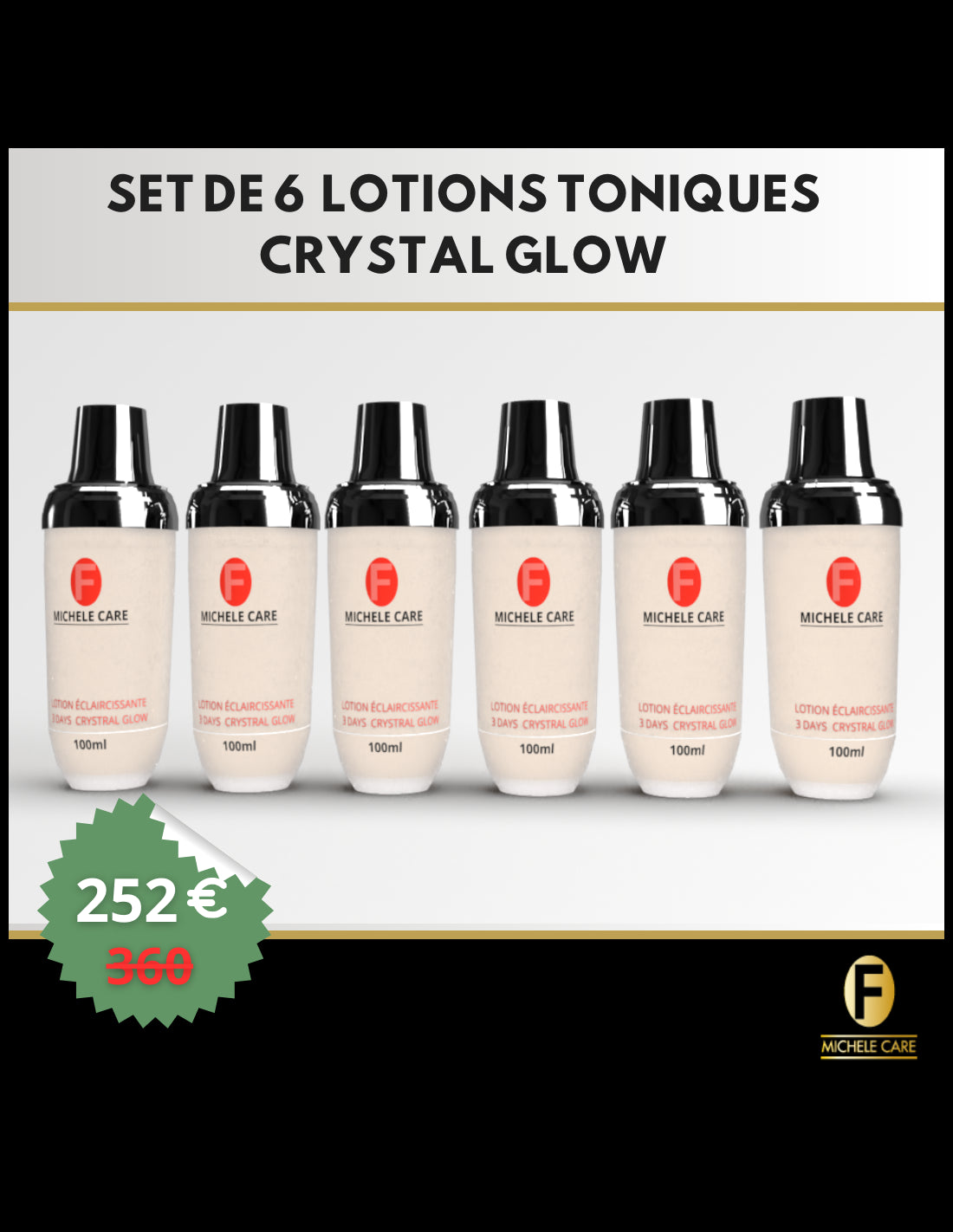 Set de 6 Lotions Toniques