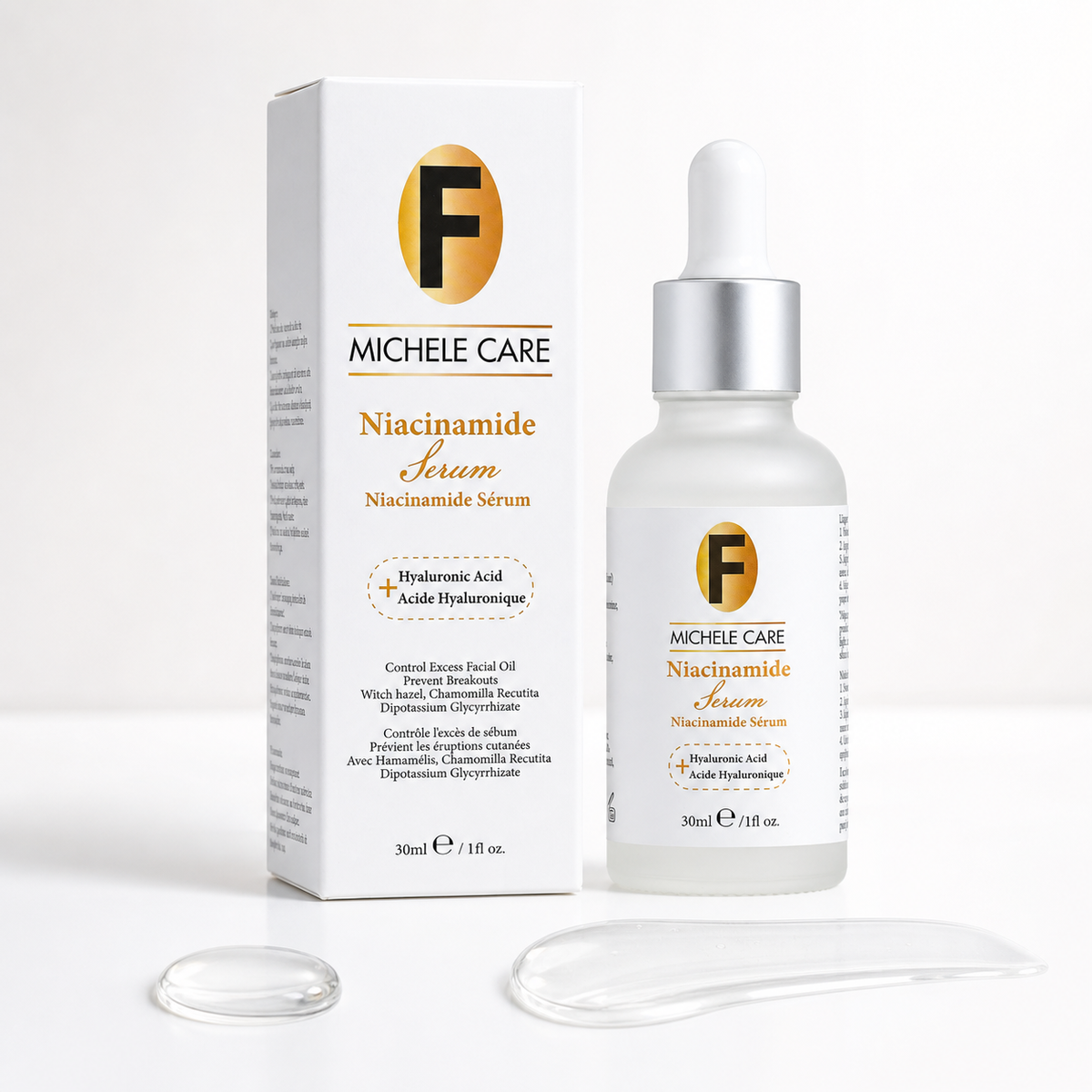 Sérum Niacinamide + Acide Hyaluronique – 30 ml
