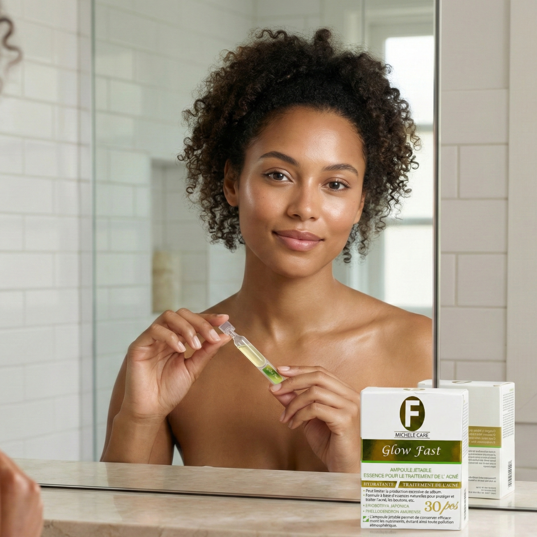 Glow Fast serum en Ampoules pour le Traitement de l’acné