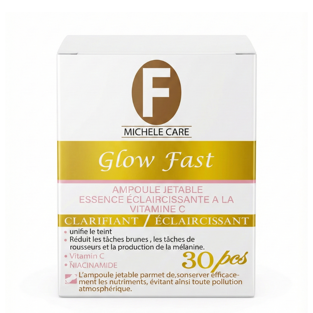 Glow Fast serum in ampoules, anti-blemish, anti-aging. 