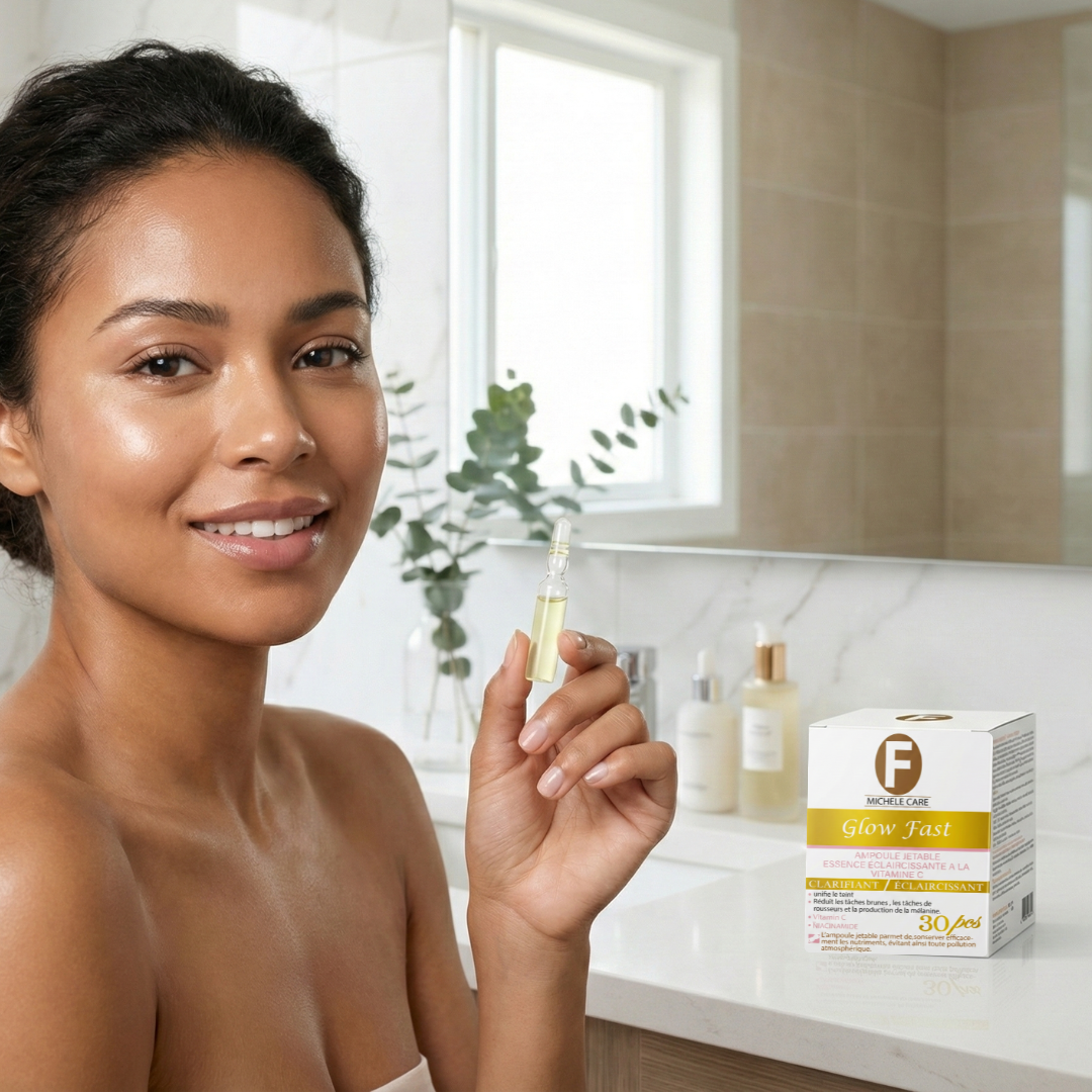 Glow Fast serum in ampoules, anti-blemish, anti-aging. 