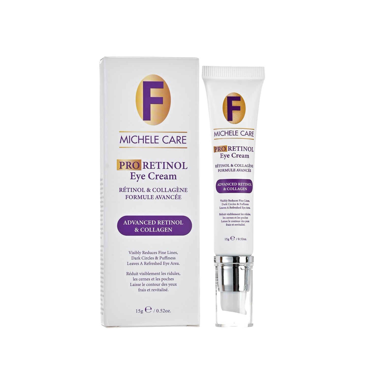 Crème contour des yeux Pro Rétinol & Collagène – 15 g