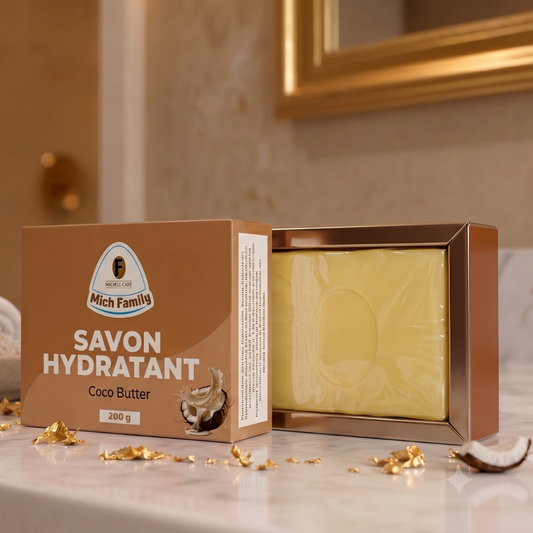 Savon Hydratant au Beurre de Coco – Mich Family