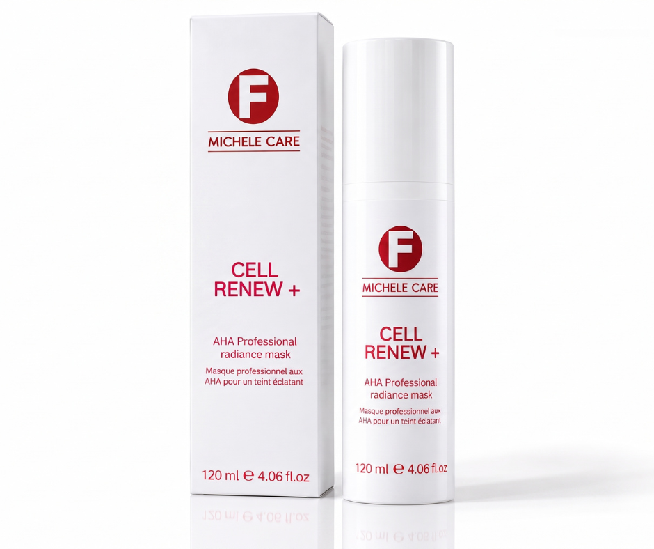 CELL RENEW+ – Masque Visage Éclat aux AHA – 120 ml