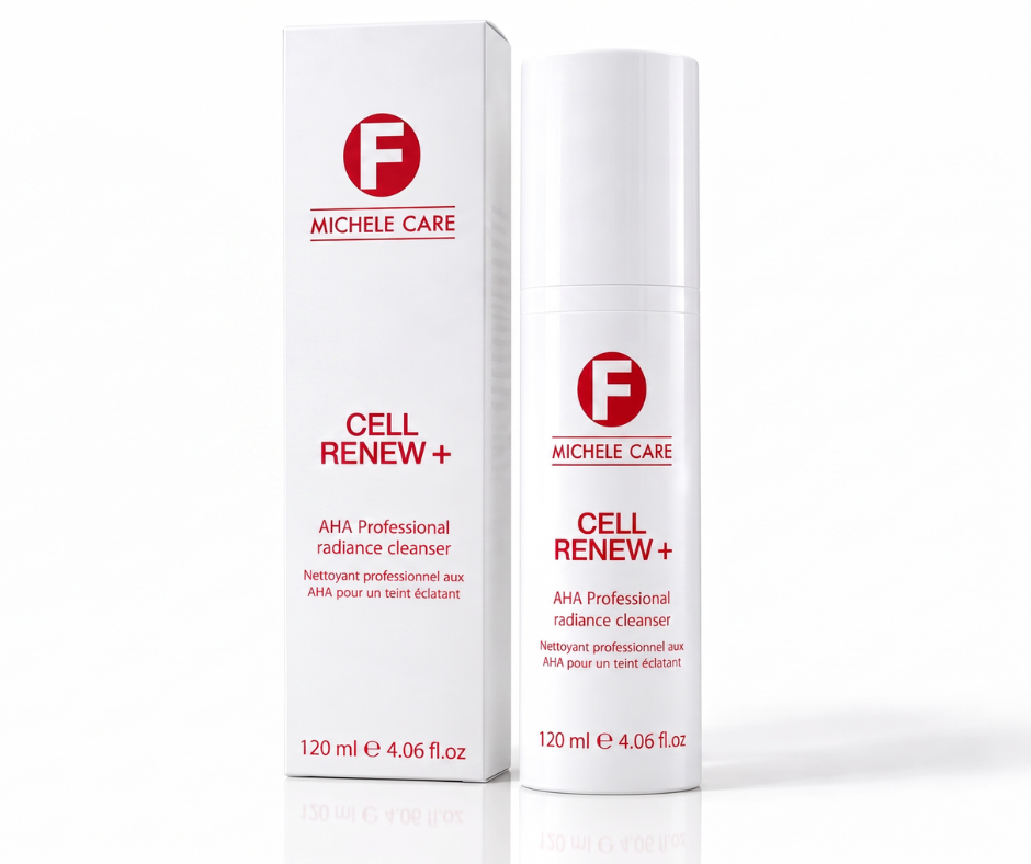CELL RENEW+ – Gel Nettoyant Visage aux AHA – 120 ml