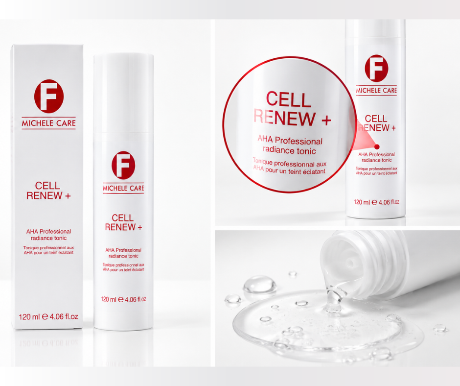 CELL RENEW+ – Lotion Tonique Régénératrice aux AHA – 120 ml