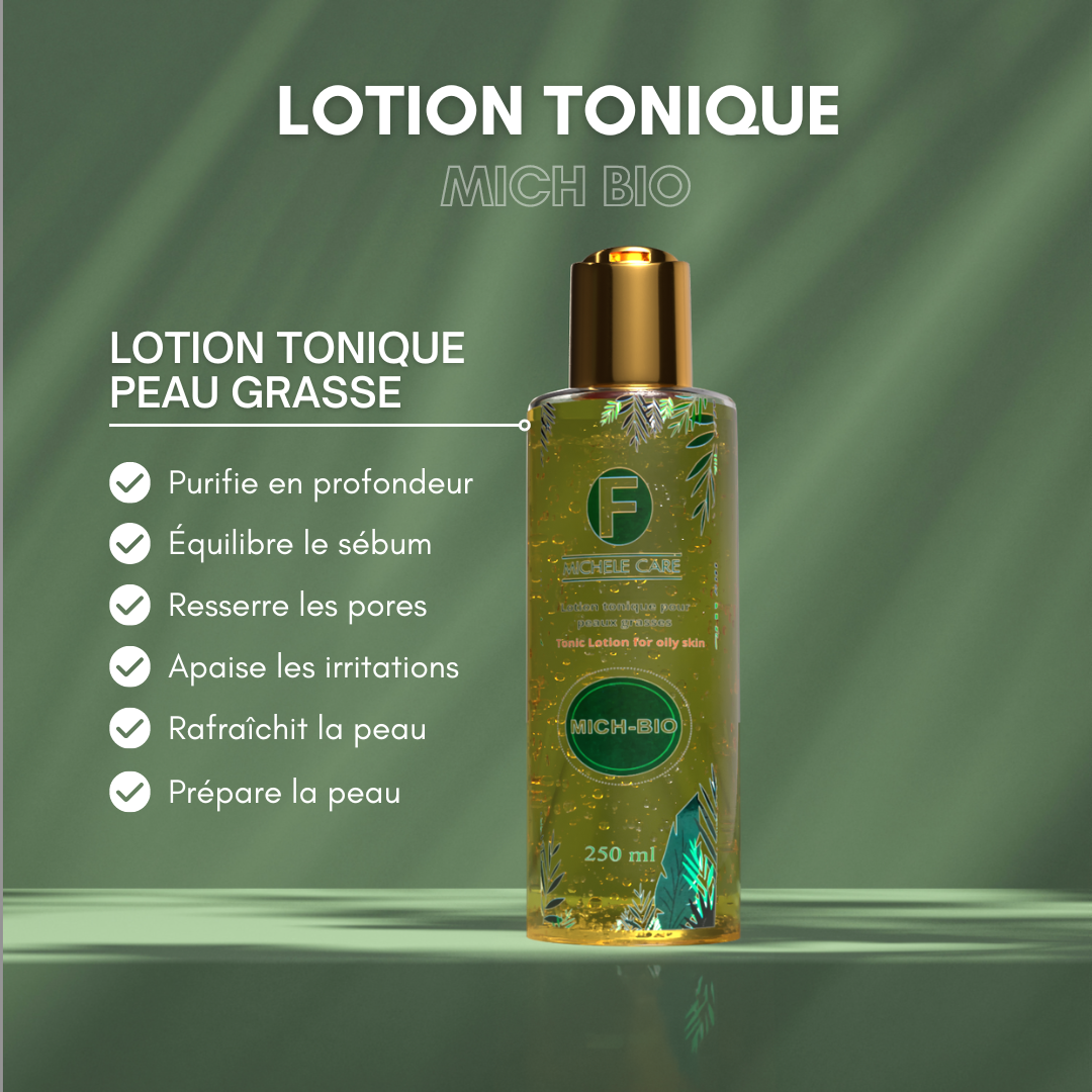 Lotion Tonique pour Peau Grasse