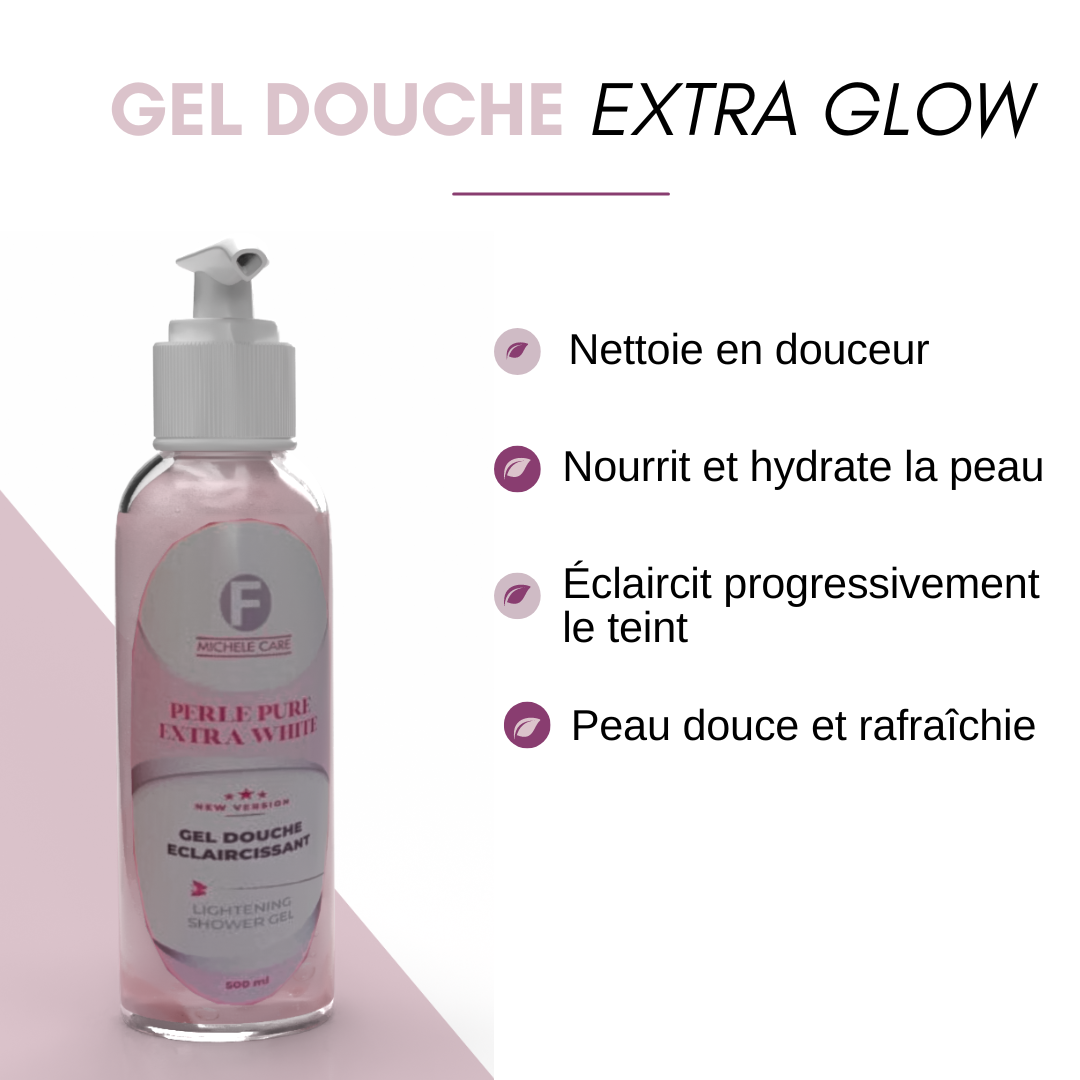 Gel douche Extra Glow éclaircissant