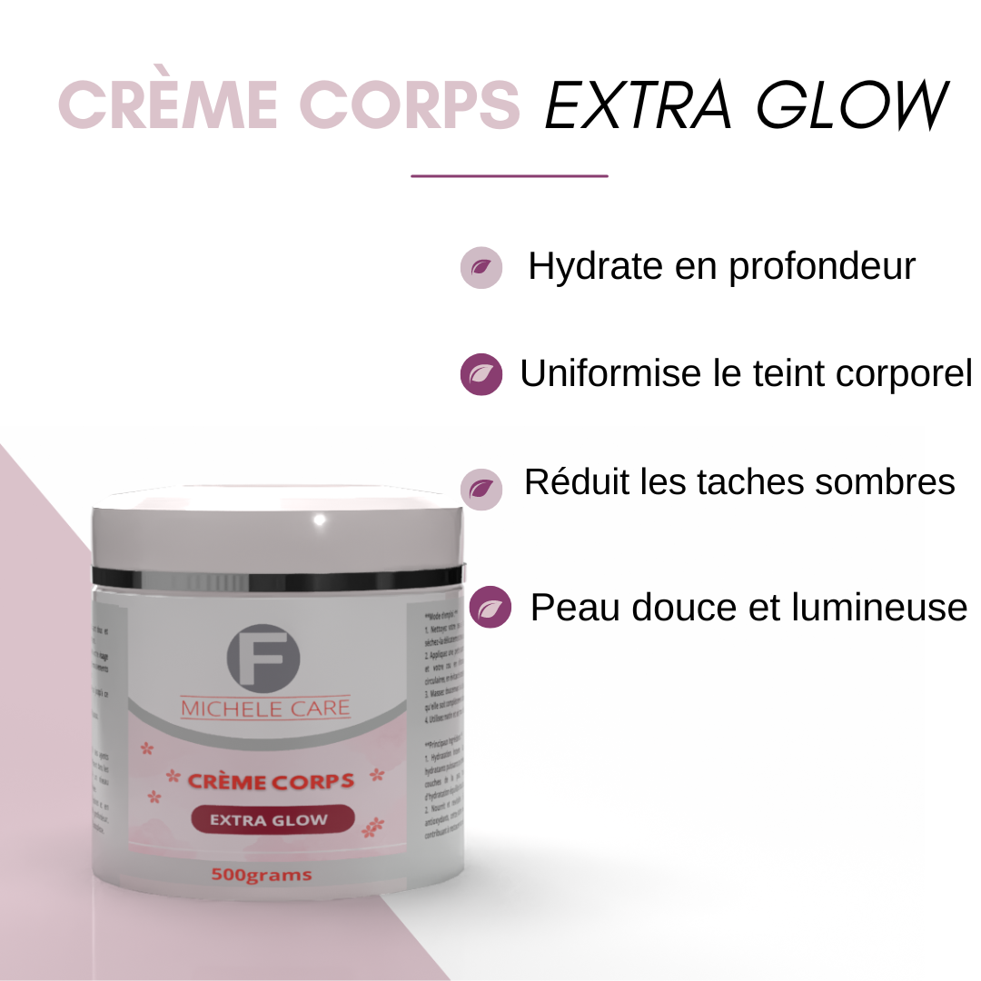 CRÈME CORPS éclaircissant - Unifiant EXTRA GLOW