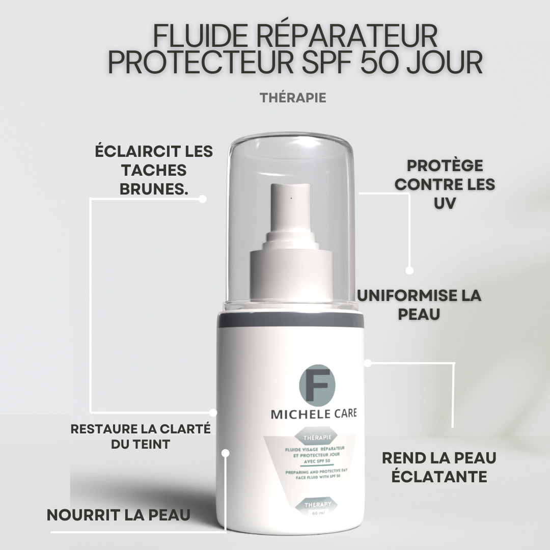 FLUIDE REPARATEUR VISAGE AVEC SPF 50