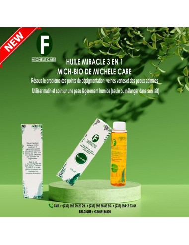 Huile Miracle Mich-Bio de Michele Care