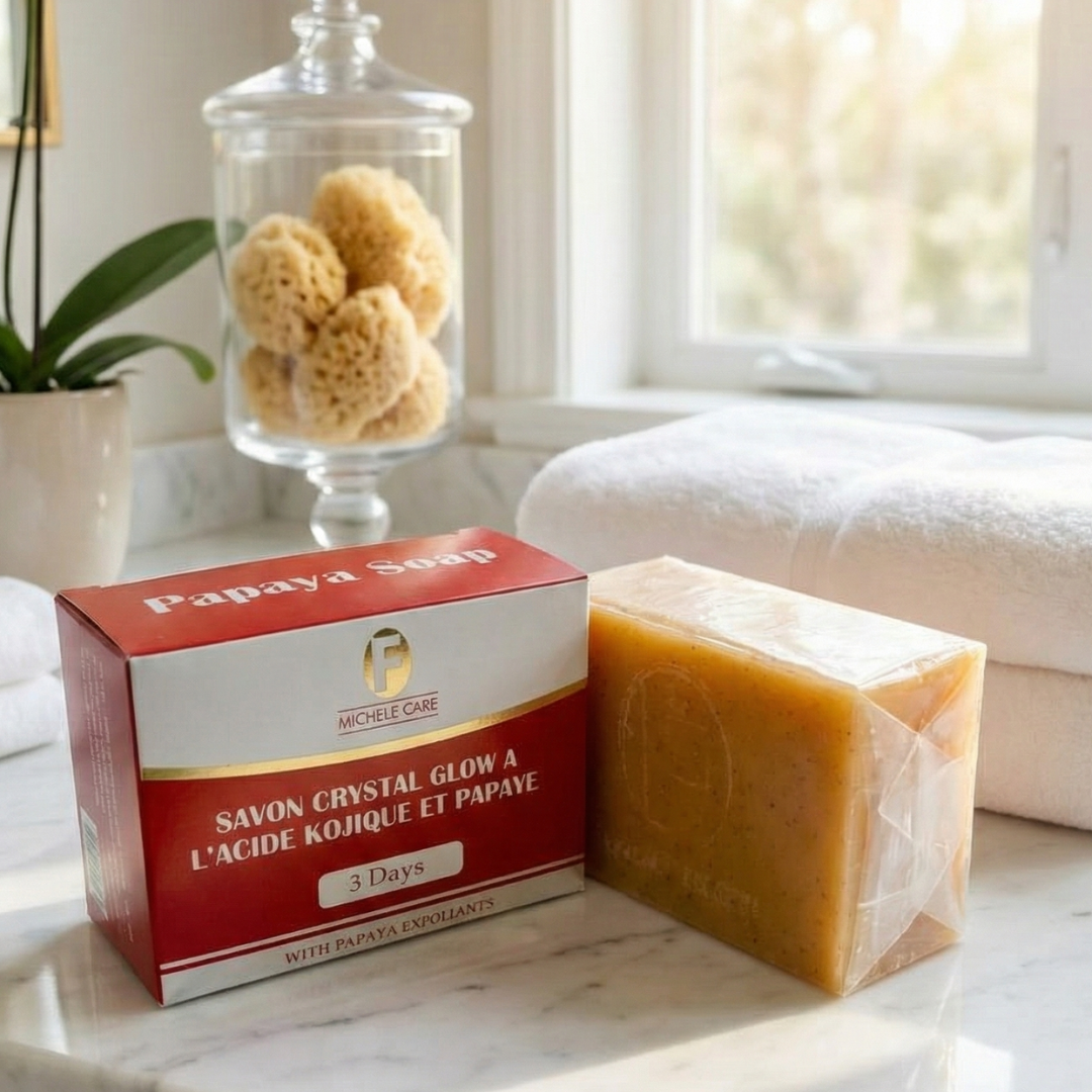 Crystal Glow Kojic Acid and Papaya Lightening Soap